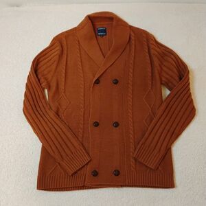 Goodale Brown  Wool Blend  Sweater Preppy Quiet Luxury Minimalist Men L